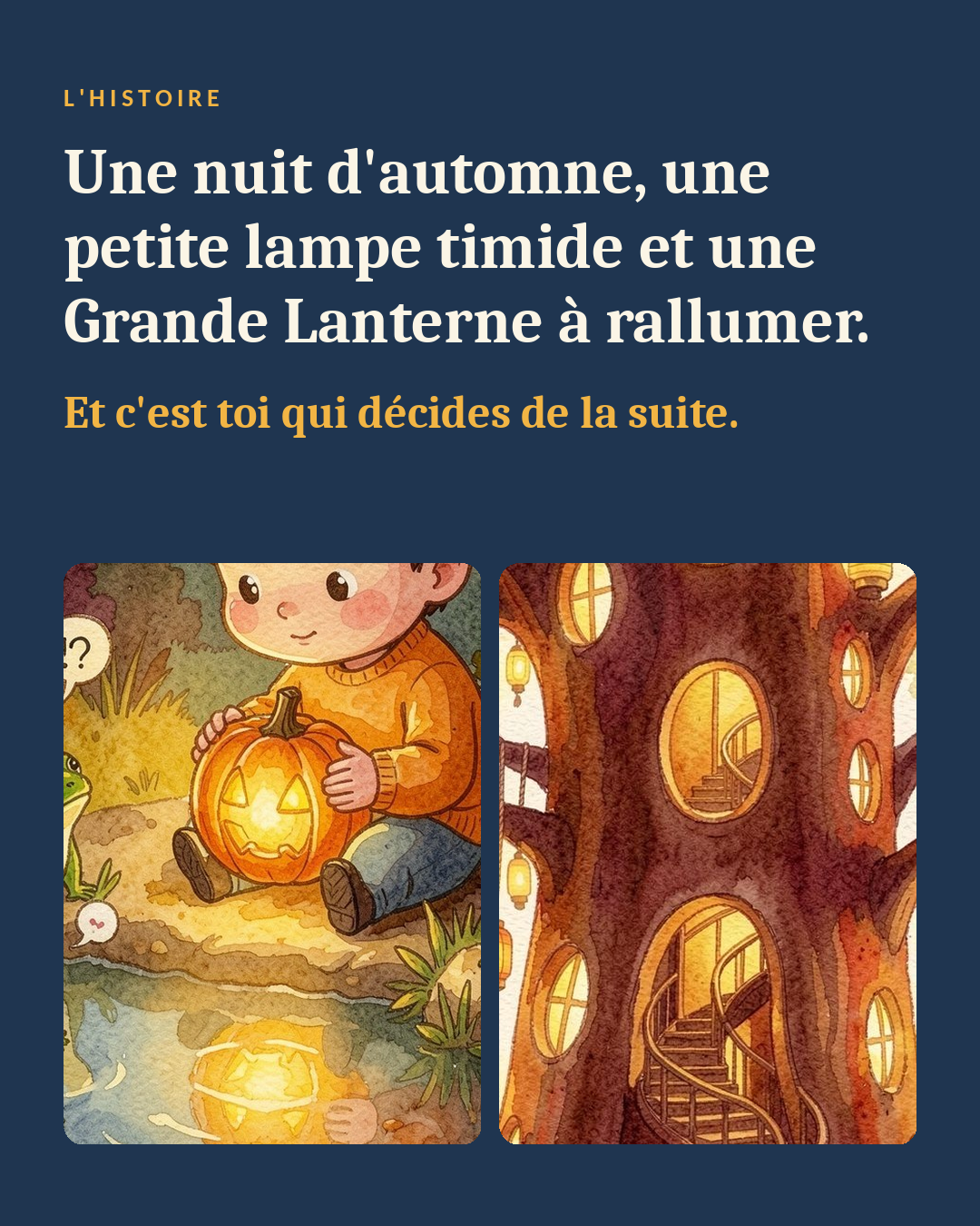 La Petite Citrouille et la Nuit des Mille Lumières : un livre dont tu es le héros